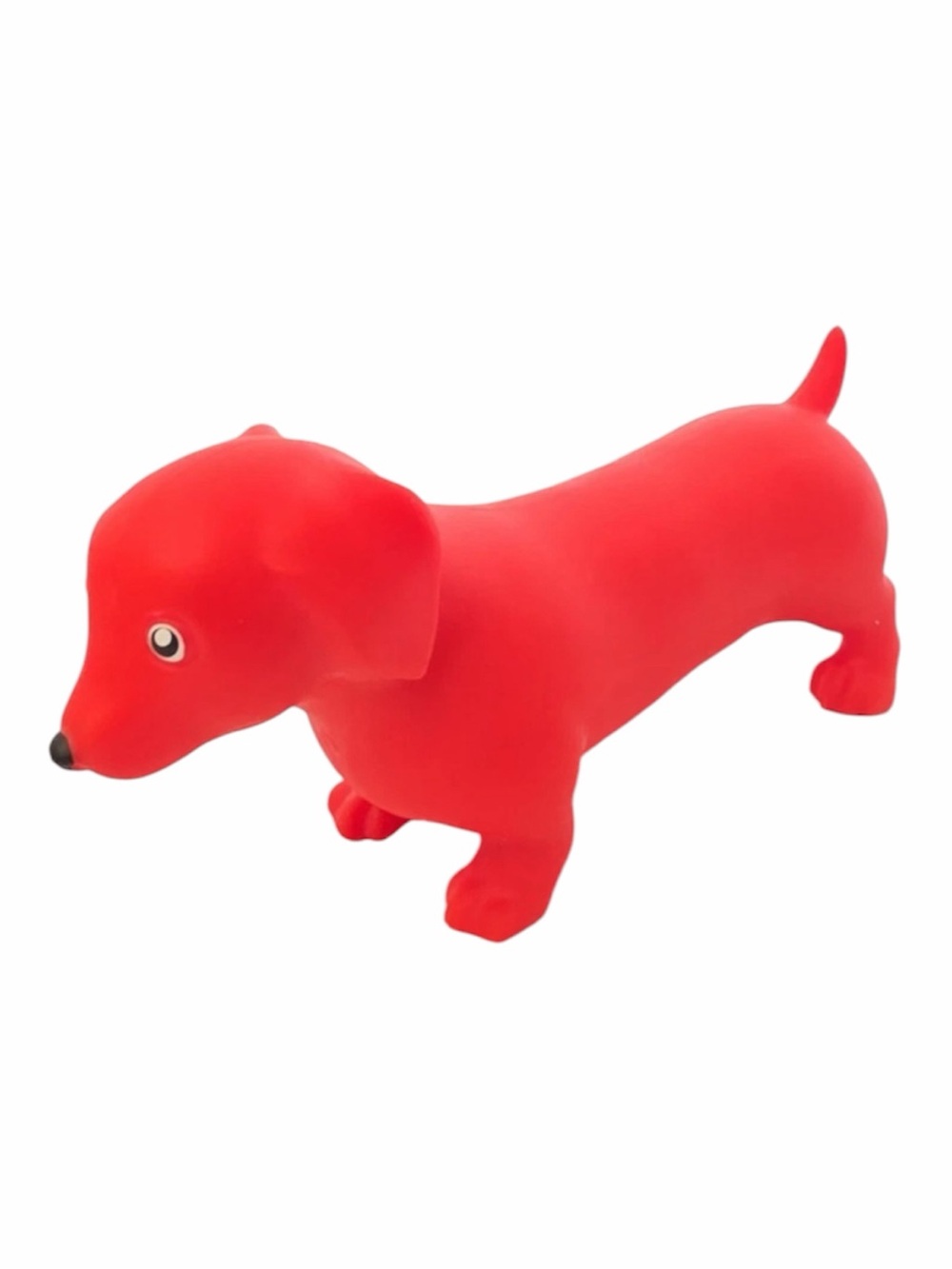 Squeeezy Dachshund Weiner Dog Fidget Squishy Toy, Red, NWT